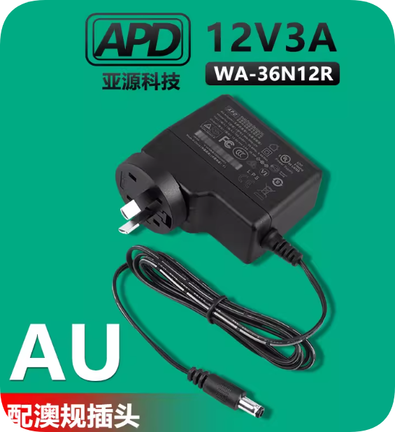 *Brand NEW*High Quality APD 12V 3A Power Adapter WA-36N12R AU Version Power Supply